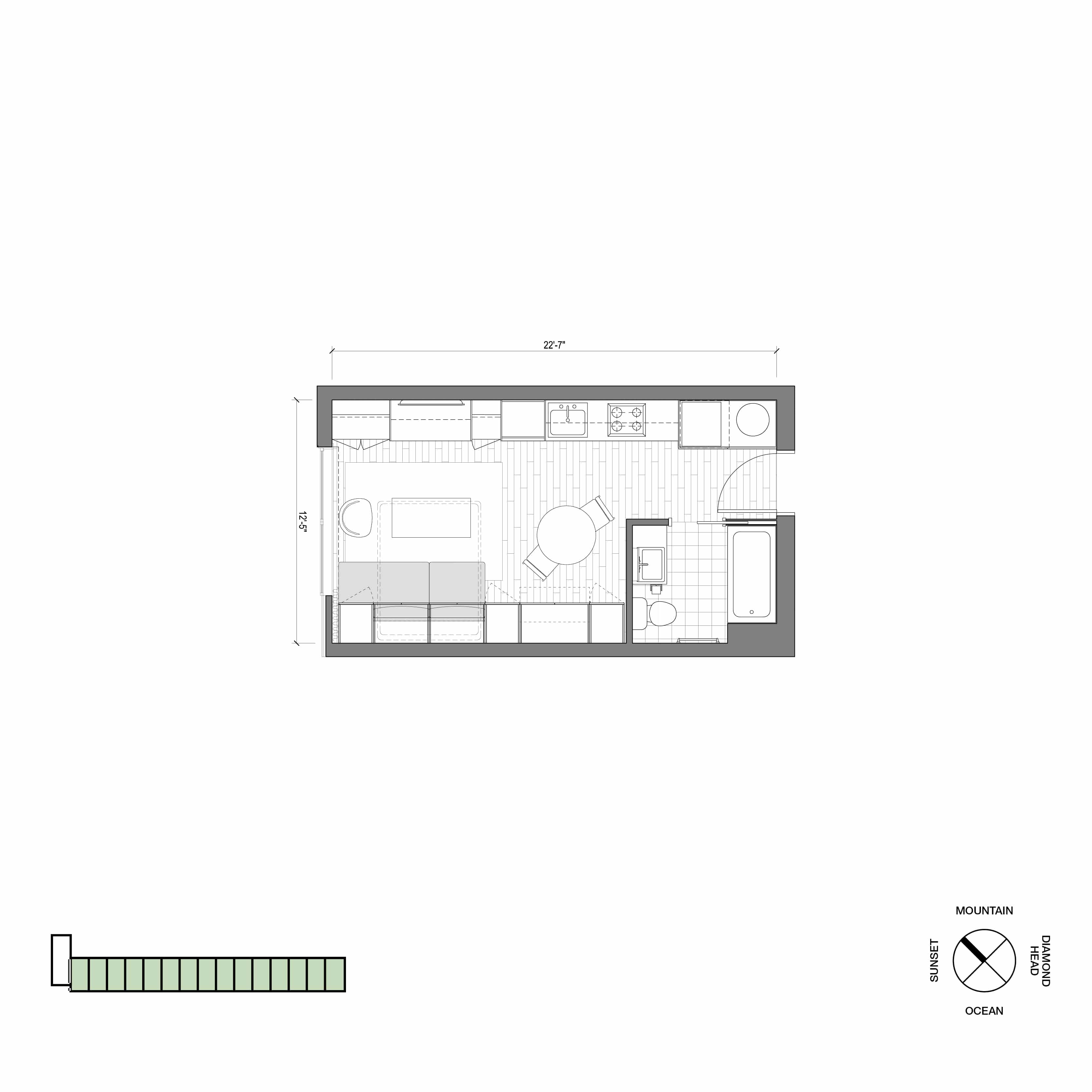 Ko'ula Unit 0B-P Floorplan